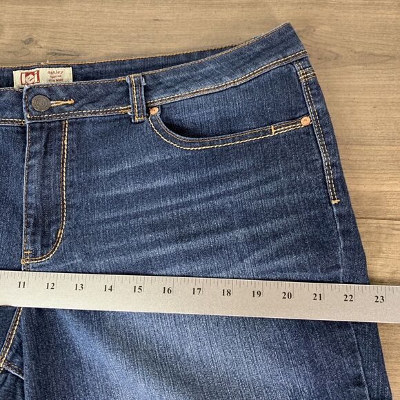 LEI Ashley Low Rise Slim Boot Womens Plus Jeans Size W40 x L30 Dark Wash Blue - Picture 4 of 8